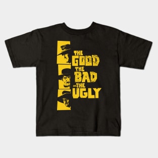 The good the bad and the ugly - Spaghetti Western by Sergio Leone Kids T-Shirt